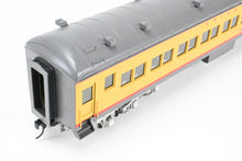 Load image into Gallery viewer, O Brass Sunset Models Third Rail UP - Union Pacific 72’ Harriman Coach FP Yellow/Gray No. 1054