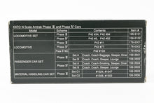 Load image into Gallery viewer, N Kato 106-3503 Amtrak Material Handling Car 2-Pack Phase III Set C-1 Nos. 1524 and 1547