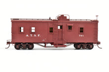Load image into Gallery viewer, HO Brass Key Imports ATSF - Santa Fe Open Air Seats "Hollywood" Caboose Custom Painted No. 761