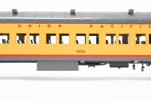 Load image into Gallery viewer, O Brass Sunset Models Third Rail UP - Union Pacific 72’ Harriman Coach FP Yellow/Gray No. 1054
