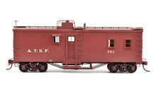 Load image into Gallery viewer, HO Brass Key Imports ATSF - Santa Fe Open Air Seats "Hollywood" Caboose Custom Painted No. 761