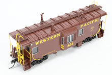 Load image into Gallery viewer, HO Brass CON OMI - Overland Models, Inc. WP - Western Pacific Steel Bay Window Caboose w/ Roof Walk Factory Painted No. 426
