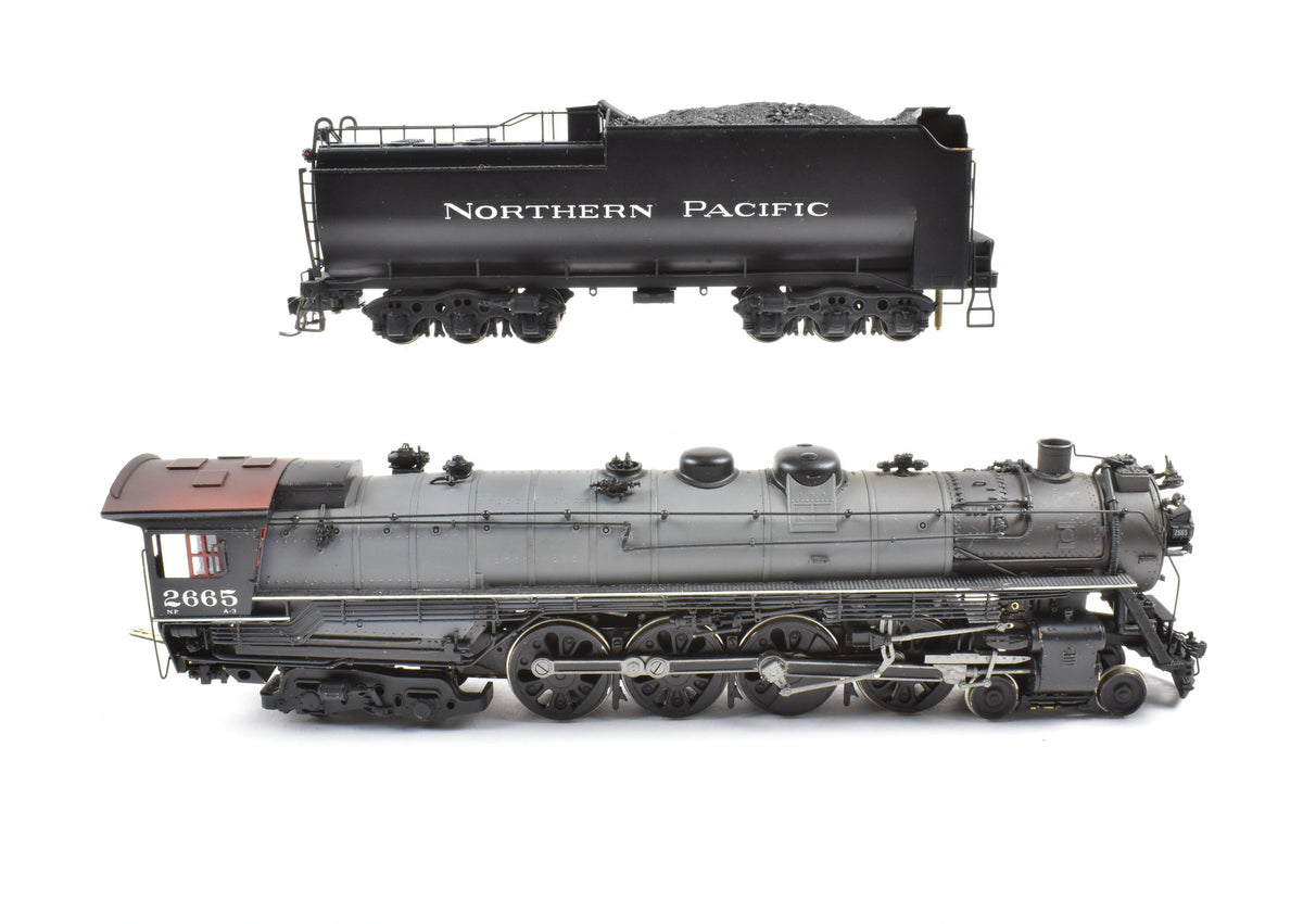 HO Brass PFM - Fujiyama NP - Northern Pacific 4-8-4 Class A-3 Crown Model  CP No. 2665 REBOXX