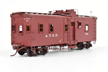 Load image into Gallery viewer, HO Brass Key Imports ATSF - Santa Fe Open Air Seats "Hollywood" Caboose Custom Painted No. 761
