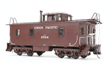 Load image into Gallery viewer, O Brass Sunset Models Third Rail UP - Union Pacific CA-1 Wood Caboose FP in Red No. 2596