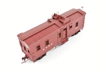 Load image into Gallery viewer, HO Brass Key Imports ATSF - Santa Fe Open Air Seats "Hollywood" Caboose Custom Painted No. 761