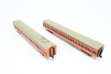 Load image into Gallery viewer, HO Brass NPP - Nickel Plate Products MILW - Milwaukee Road Hiawatha 2-Car Set Dining Car and Parlor Car Custom Painted /Upgraded Walthers Trucks
