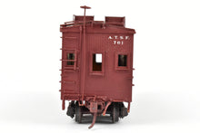Load image into Gallery viewer, HO Brass Key Imports ATSF - Santa Fe Open Air Seats "Hollywood" Caboose Custom Painted No. 761