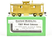 Load image into Gallery viewer, HO Brass OMI - Overland Models, Inc. C&O - Chesapeake & Ohio Wood Caboose