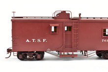 Load image into Gallery viewer, HO Brass Key Imports ATSF - Santa Fe Open Air Seats "Hollywood" Caboose Custom Painted No. 761