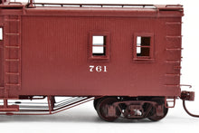 Load image into Gallery viewer, HO Brass Key Imports ATSF - Santa Fe Open Air Seats "Hollywood" Caboose Custom Painted No. 761