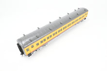Load image into Gallery viewer, O Brass Sunset Models Third Rail UP - Union Pacific 72’ Harriman Coach FP Yellow/Gray No. 1056