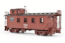 Load image into Gallery viewer, HO Brass CIL - Challenger Imports CB&Q - Burlington Route Wood Waycar 30 ft. Class NE-7 FP No. 13972