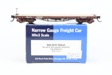 Load image into Gallery viewer, HOn3 Blackstone Models RGS - Rio Grande Southern 30’ Flat Car No. 0616