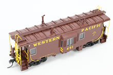 Load image into Gallery viewer, HO Brass CON OMI - Overland Models, Inc. WP - Western Pacific Steel Bay Window Caboose w/ Roof Walk Factory Painted No. 451