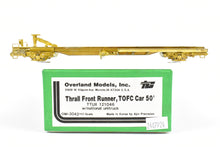 Load image into Gallery viewer, HO Brass OMI - Overland Models, Inc. Various Roads TTX - Trailer Trains Thrall Front Runner 50' TOFC Car TTUX 121046 w/National Unitruck