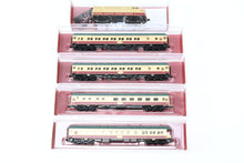 Load image into Gallery viewer, N Microtrains Line Napa Valley Wine Train 4-Pack w/Bonus FT Powered A-unit