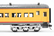 Load image into Gallery viewer, O Brass Sunset Models Third Rail UP - Union Pacific 72’ Harriman Coach FP Yellow/Gray No. 1056