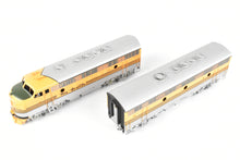 Load image into Gallery viewer, HO Brass Oriental Limited D&RGW - Denver & Rio Grande Western EMD F7 A/B/B/A Phase II Set 1500 HP Each Factory Painted "5 Stripe" Scheme