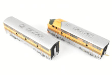 Load image into Gallery viewer, HO Brass Oriental Limited D&RGW - Denver & Rio Grande Western EMD F7 A/B/B/A Phase II Set 1500 HP Each Factory Painted "5 Stripe" Scheme