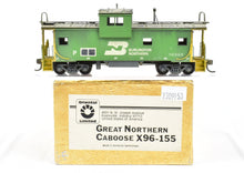 Load image into Gallery viewer, HO Brass Oriental Limited GN - Great Northern "X" Caboose X96-155 Class Custom Paint and Weathering