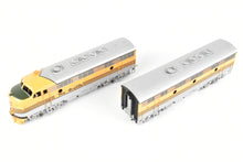 Load image into Gallery viewer, HO Brass Oriental Limited D&RGW - Denver & Rio Grande Western EMD F7 A/B/B/A Phase II Set 1500 HP Each Factory Painted "5 Stripe" Scheme