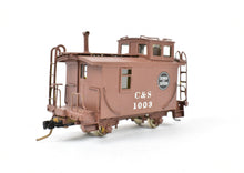 Load image into Gallery viewer, HOn3 Brass NJ Custom Brass C&S - Colorado & Southern 2-Axle Caboose #1003 Custom Painted