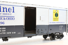 Load image into Gallery viewer, Gauge 1 - 1:32nd Scale Brass PSC - Precision Scale Co. B&O - Baltimore & Ohio 40’ 50-Ton Boxcar Factory Painted No. 466096