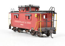 Load image into Gallery viewer, HO Brass OMI - Overland Models, Inc. C&O - Chesapeake & Ohio Wood Caboose CP & Weathered No. 90838
