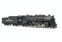 Load image into Gallery viewer, HO Brass NJ Custom Brass NYO&W - New York Ontario & Western Y-2 Class 4-8-2 Custom Painted as BAR - Bangor & Aroostook No. 124