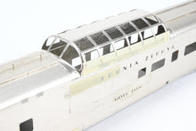 Load image into Gallery viewer, HO Brass Oriental Limited CB&Q/D&RGW/WP California Zephyr Dome Dorm Lounge "Silver Club" No. 250 AS-IS