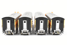 Load image into Gallery viewer, HO Brass Oriental Limited D&RGW - Denver & Rio Grande Western EMD F7 A/B/B/A Phase II Set 1500 HP Each Factory Painted "5 Stripe" Scheme