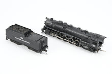 Load image into Gallery viewer, HO Brass NJ Custom Brass NYO&W - New York Ontario & Western Y-2 Class 4-8-2 Custom Painted as BAR - Bangor & Aroostook No. 124