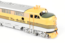 Load image into Gallery viewer, HO Brass Oriental Limited D&RGW - Denver & Rio Grande Western EMD F7 A/B/B/A Phase II Set 1500 HP Each Factory Painted "5 Stripe" Scheme