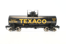 Load image into Gallery viewer, Gauge 1 - 1:32nd Scale Brass PSC - Precision Scale Co. Various Roads 10,000 Gallon Tank Car Factory Painted TXC - The Texas Company Texaco No. 4593
