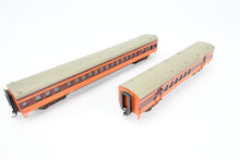 Load image into Gallery viewer, HO Brass NPP - Nickel Plate Products MILW - Milwaukee Road Hiawatha Mail Car & Luxury Coach Set Custom Painted and Un-numbered Upgraded w/Central Valley Trucks