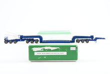 Load image into Gallery viewer, HO Brass CON OMI - Overland Models, Inc. Nelson Miller Transfer 9-axle Heavy Haul Trailer FP Blue RARE 1 of 1 Pilot Model – Never Produced!