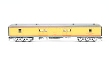 Load image into Gallery viewer, O Brass Sunset Models Third Rail UP - Union Pacific 70’ Harriman Baggage FP Yellow/Gray No. 3030