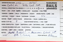 Load image into Gallery viewer, HO Brass CON MTS Imports CNS&M - North Shore Line #606 Line Car Factory Painted