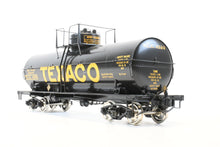 Load image into Gallery viewer, Gauge 1 - 1:32nd Scale Brass PSC - Precision Scale Co. Various Roads 10,000 Gallon Tank Car Factory Painted TXC - The Texas Company Texaco No. 4593