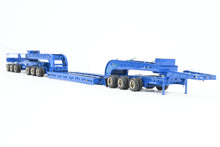Load image into Gallery viewer, HO Brass CON OMI - Overland Models, Inc. Nelson Miller Transfer 9-axle Heavy Haul Trailer FP Blue RARE 1 of 1 Pilot Model – Never Produced!