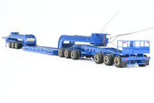 Load image into Gallery viewer, HO Brass CON OMI - Overland Models, Inc. Nelson Miller Transfer 9-axle Heavy Haul Trailer FP Blue RARE 1 of 1 Pilot Model – Never Produced!