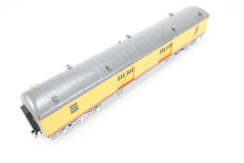 Load image into Gallery viewer, O Brass Sunset Models Third Rail UP - Union Pacific 70’ Harriman Baggage FP Yellow/Gray No. 3030