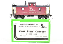 Load image into Gallery viewer, HO Brass OMI - Overland Models, Inc. C&O - Chesapeake & Ohio Steel Caboose #90200-90299 Series CP & Weathered No. 90258