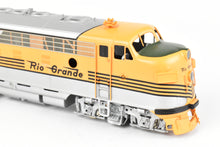 Load image into Gallery viewer, HO Brass Oriental Limited D&RGW - Denver & Rio Grande Western EMD F7 A/B/B/A Phase II Set 1500 HP Each Factory Painted "5 Stripe" Scheme