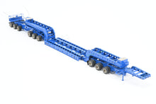 Load image into Gallery viewer, HO Brass CON OMI - Overland Models, Inc. Nelson Miller Transfer 9-axle Heavy Haul Trailer FP Blue RARE 1 of 1 Pilot Model – Never Produced!