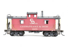 Load image into Gallery viewer, HO Brass OMI - Overland Models, Inc. C&O - Chesapeake & Ohio Steel Caboose #90200-90299 Series CP & Weathered No. 90258