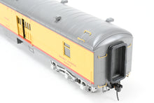 Load image into Gallery viewer, O Brass Sunset Models Third Rail UP - Union Pacific 70’ Harriman Baggage FP Yellow/Gray No. 3030
