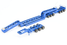 Load image into Gallery viewer, HO Brass CON OMI - Overland Models, Inc. Nelson Miller Transfer 9-axle Heavy Haul Trailer FP Blue RARE 1 of 1 Pilot Model – Never Produced!