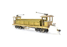 Load image into Gallery viewer, HO Brass Unknown Importer Various Roads Traction Line Pole Car with Load Custom Built
